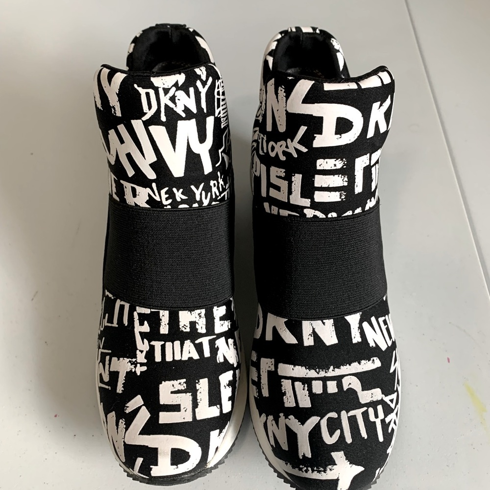 DKNY heeled sneakers